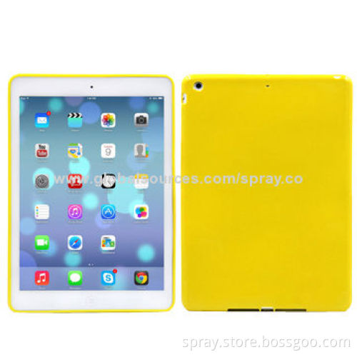TPU Back Covers for iPad Air, Lightweight and Tear-resistant Features, Available in Various Colors